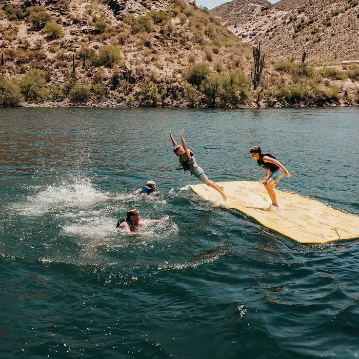 The Original Aqua Lily Pad Floating Water Mat 